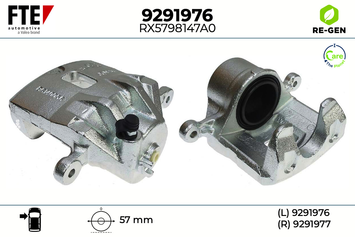 FTE Bremssattel 9291976 Vorderachse links für HYUNDAI Image
