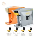 icafilas 5 in 1 Macchina da caffè a capsule multiple DG Cappuccino Nespresso Cialde piccole a capsule KCUP Caffè macinato Tè Caffetteria 19Bar