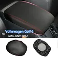 Nuovo Cuoio DELL'UNITÀ di elaborazione Auto Box Bracciolo Console Centrale Coperchio Bracciolo Copertura Accessori Auto Per VW Volkswagen Golf 6 MK6 2009-2012