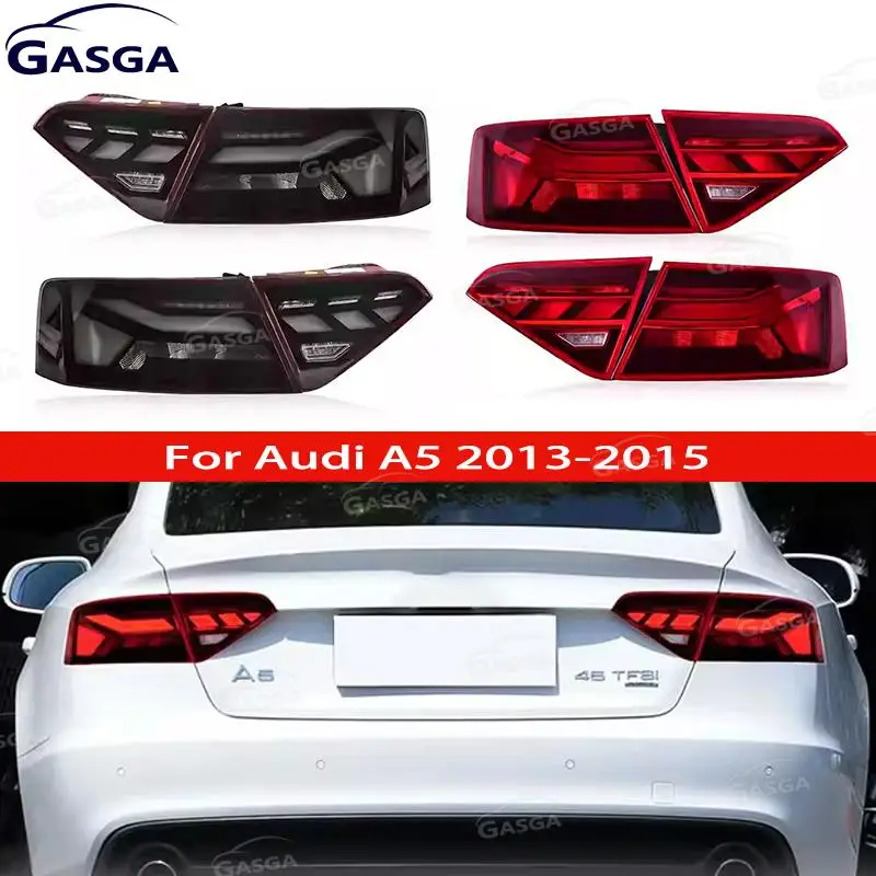 Gruppo luci posteriori a Led per auto per Audi A5 2013-2015 accessori per fanali posteriori fanale posteriore a Led per indicatori di direzione del freno