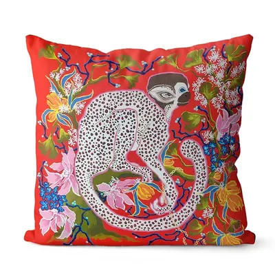 Moneky Baumwoll Leinen Kissen bezug, Tier druck, Safari, dekorative Kissen bezüge, Kissen bezug, Image