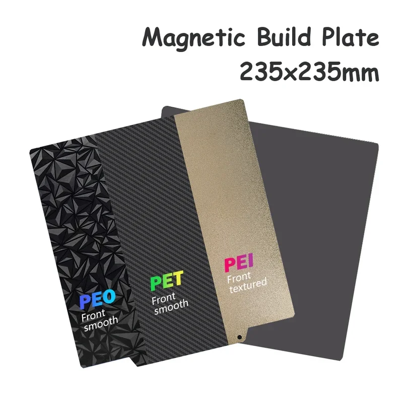 Für Ender 3 Bauplatte Heat Bed Ender 3 V2 /Neo Ender 5 /Pro H1H PEY PEO PET PEI Blatt 235x235 Magnetisches Federstahlblech Image
