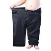 Plus Size Herrenjeans 200 kg Große Größe 14XL 11XL 12XL 15XL Herbst- und Winterhose große Stretch gerade 50 54 56 60 schwarze Jeans