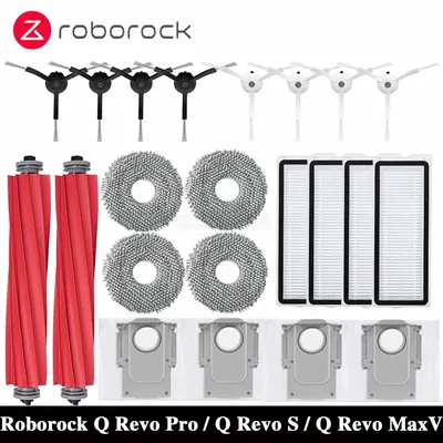 Roborock Q Revo MaxV/Q Revo S/Q Revo Pro Roboterstaubsauger Zubehör Staubbeutel Hauptseitenbürste Image