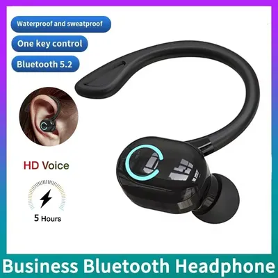 Drahtloser Kopfhörer Bluetooth-Kopfhörer mit Mikrofon, einzelner In-Ear-Sport, wasserdicht, TWS-Ohrhörer, Bluetooth-Freisprech-Headset, Sport