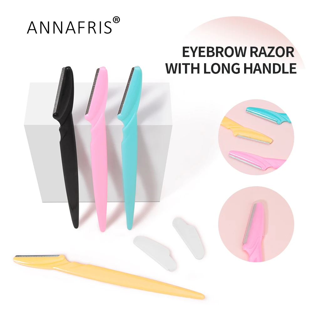 5/10/15Pcs Augenbraue Trimmer Klinge Rasierer Tragbare Gesicht Rasierer Haar Entfernung Schneider Sicherheit Frau Augenbraue gestaltung Messer Image