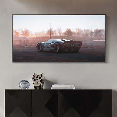 TEMU 1pc Canvas Poster, Modern Art, Cool Racing Car , Ideal Gift For Bedroom Living Room , , Wall Decor, Winter Decor, Room Decoration