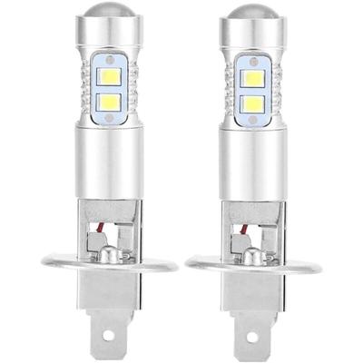 Scheinwerferlampen, 2x H1 6000K Super White 100W LED-Scheinwerferlampen-Kit Abblendlicht