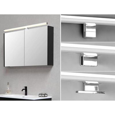 Led Badezimmer Wandleuchte lino in Chrom, Breite 60cm - Spiegelleuchte