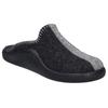 Pantoffel JOSEF SEIBEL "Monaco 62", Damen, Gr. 38, grau (hellgrau, dunkelgrau), Textil, casual, Schuhe, Hausschuh, Slipper mit Ziernähte