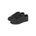 Sneaker CALVIN KLEIN JEANS "CLASSIC CUPSOLE LOW OHB", Herren, Gr. 47, schwarz, Leder, Lederimitat, unifarben, sportlich, Schuhe, Freizeitschuh, Halbschuh, Schnürschuh in klassischer Optik