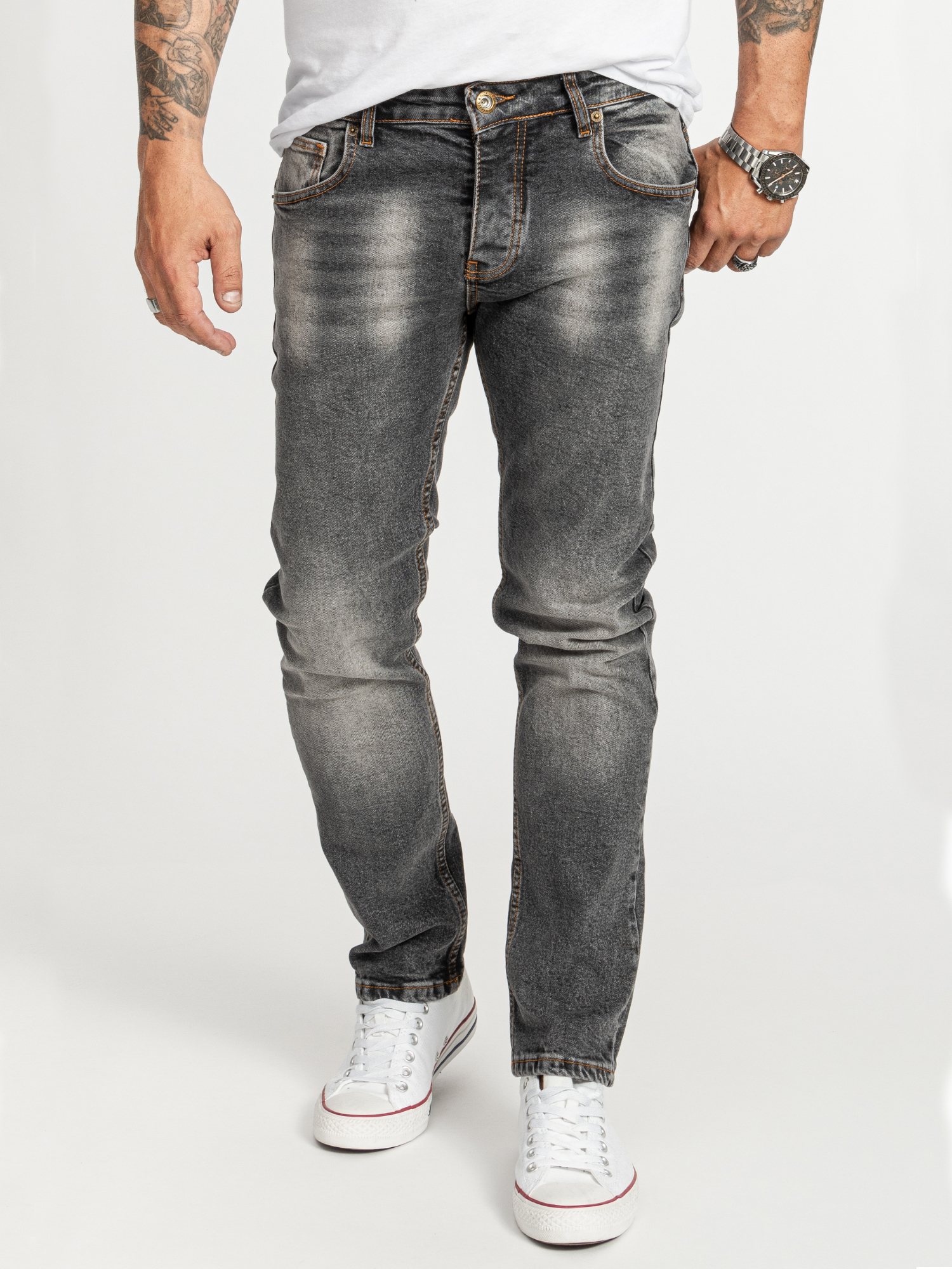 Rock Creek Jeans Dunkelgrau Image