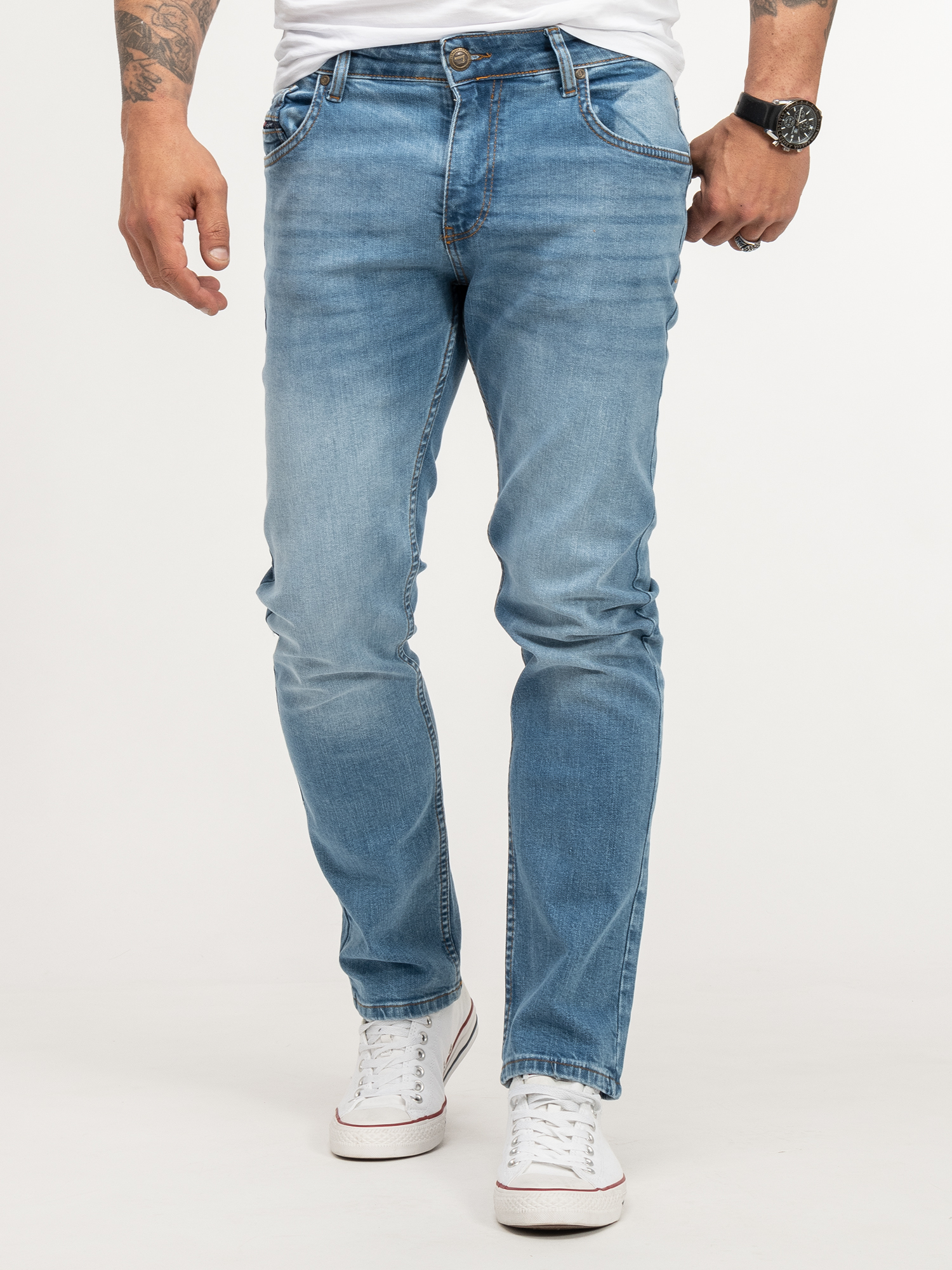 Lorenzo Loren Jeans Blau Image