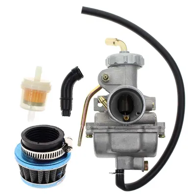PZ20 Carburetor Set Metal Carb Fit for 49cc 70cc 90cc 100cc 110cc 125cc Coolster NST Chinese ATV