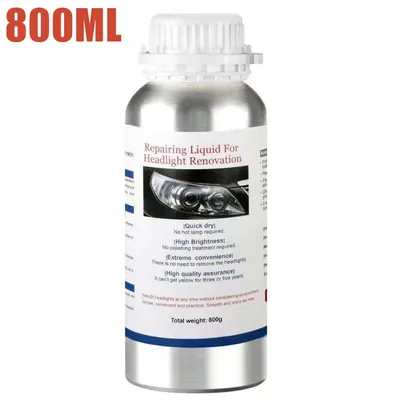 800ML Car Headlight Repair Fluid Headlight Polishing Restoration Polishing The Headlights