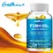 Omega-3 Fish Oil - Rich in EPA, DHA - Support Brain & Cardiovascular & Skin Health, Antioxidant & Improve Memory - 120 Capsules