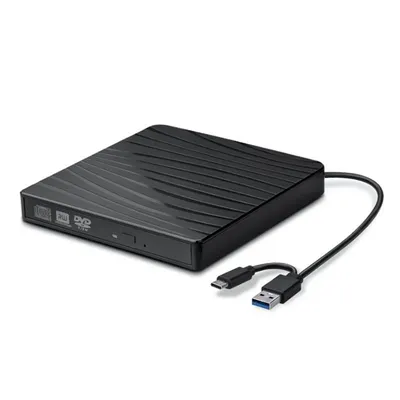 12.7mm External DVD Enclosure USB3.0 Type-C Optical Drive Enclosure Case DVD CD-ROM Player Plug and