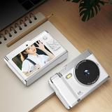 COM1950s Camcorders Video Camera 4K Front and Rear Double Cameras 64Mp Hd Digital Camera 2.5In Ips Screen Take Photos and Videos Camcorder 8X Ptz with Night Flash Light Supports Otg Transmission