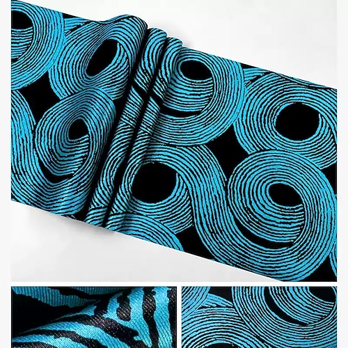 1 Rolle nicht selbstklebende Tapete, KTV-Raumtapete, 3D-Tapete, E-Sport-Raum, Internetcafé-Dekoration, Bar, Restaurant, Hintergrundwandtapete, Kleber erforderlich, 950 x 53 cm Image