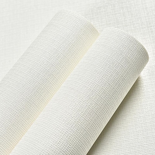 einfarbige Tapete wasserdicht einfarbig selbstklebende Wandverkleidung für Schlafzimmer Wohnzimmer Wandaufkleber 53x1000cm / 20.87''x393.7'' Image