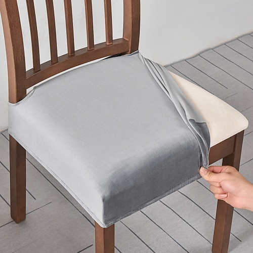 stuhlbezug sitz stuhlbezüge Stuhlhussen wasserdichter elastischer pu-lederbezug für stühle sitzbezüge für esszimmerstühle waschbarer schutzbezug stuhlbezüge für stühle Image