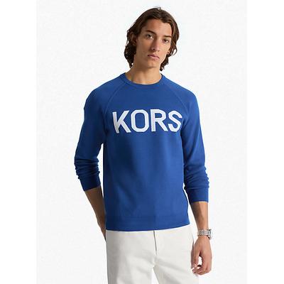 Michael Kors KORS Stretch Viscose Sweater Blue M