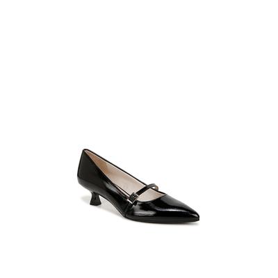 Women's Madelyn Mary Jane Heel by LifeStride in Black Faux Leather (Size 7 1/2 M)
