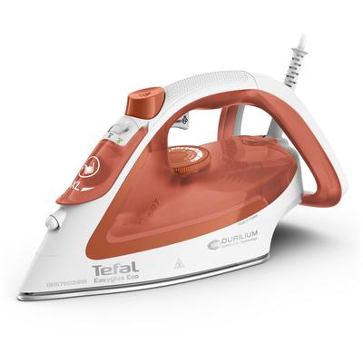 TEFAL Dampfbügeleisen "Tefal FV5782 Easygliss Eco Dampfbügeleisen", orange (orange, weiß), B:13,5cm H:16cm T:31cm, Bügeleisen Image