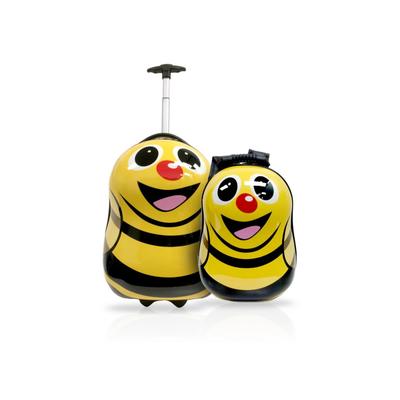 Tucci Italy Busybee Kids Backpack Suitcase, Set of 2 - Yellow