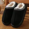 Neue flauschige Hausschuhe für Damen, modisch, Plüsch, Winter-Designer-Schuhe, Damen-Haus, elegante Freizeitschuhe, große Größe 45