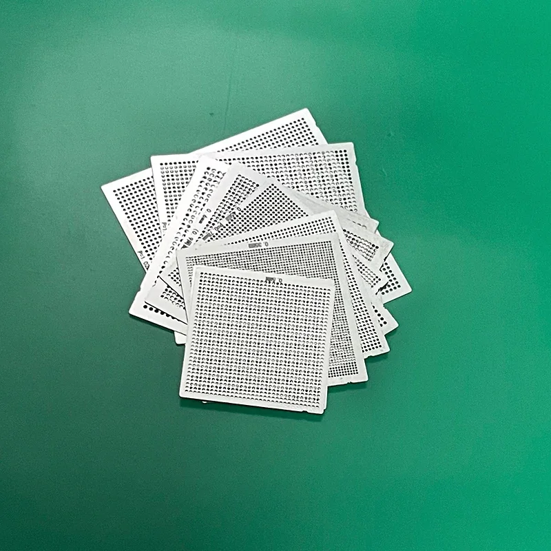 10-teiliges Set, multifunktionale Universal-BGA-Reballing-Schablone, 0,76 0,65 0,6 0,55 0,5 0,45 0,4 0,35 0,3 0,2 mm BGA-Kits, direkte Wärme