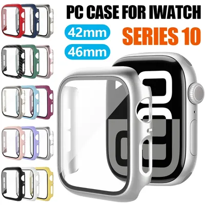 Glas + Shell Displayschutzfolie für Apple Watch Series 10, IWatch Ultra/Ultra 42/46 mm, matte Image