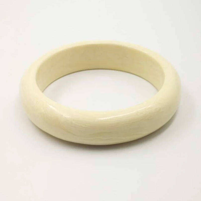 Bracciale donna in resina braccialetti Color avorio regali Festival di lusso per bracciali accessori donna a portata di mano