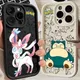 Pokemon Sylveon Snorlax Squirtle Cassa Del Telefono Per iPhone 11 12 13 14 15 16 Pro Max Custodie In