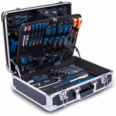 Scheppach - Werkzeugkoffer TB200 141 tlg. Werkzeug Set Aluminium Werkzeugkiste bestückt Image