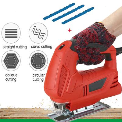 Elektrische Stichsäge mit 500 w für Holz, Metall, Kunststoff, Elektrowerkzeug, Schneidklingen, 6 Image
