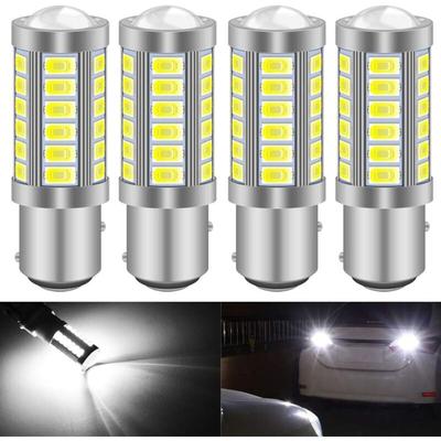 Aougo - Weiß 1157 BAY15D P21/5W 5630 33SMD LED-Leuchtmittel Canbus 900LM Superbeleuchtung