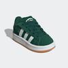 Sneaker ADIDAS ORIGINALS "CAMPUS 00S COMFORT CLOSURE ELASTIC LACES KIDS", Kinder, Gr. 21, grün (dunkelgrün, cloud weiß, gum 2), Leder, Synthetik, sportlich, Schuhe, für Kinder
