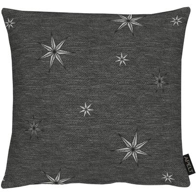 Kissenhülle APELT "5842", silber (anthrazit, silberfarben), B:40cm L:40cm, Polyester, Polyester, Kissenbezüge Image