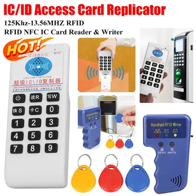 Handheld 125Khz-13.56MHZ Access Tag Duplicator Handheld RFID Smart Card Reader IC ID Duplicator RFID