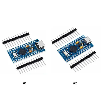 Pro Micro Module Controller With 2 Row Pin Header ATmega32U4 5V/16MHz Micro-USB Development Module