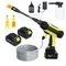 Electric Power Washer, Cordless Pressure Washer, Portable Power Washer with 2 Rechargeable Batteries