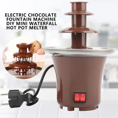 Chocolate Fountain Creative Design Melting Heating Fondue for Party Christmas