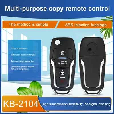 Remote Control 4 Buttons Copy Remote Control 433.92 MHz Universal Duplicator Key High Sensitivity