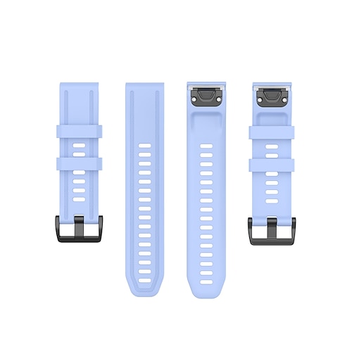 Uhrenarmband für Garmin Fenix 8 43mm 7S Pro 6S 5S Plus Epix Pro 42mm Approach S70 42mm Instinct 2S Descent Mk2S D2 Delta S 20mm Silikon Ersatz Gurt Verstellbar Sportarmband Armband Image