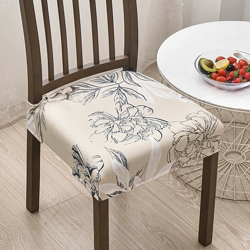 set coprisedili elastici per sedie da pranzo, coprisedili morbidi, sfoderabili e lavabili per sedie da pranzo, coprisedili per sala da pranzo, coprisedili per sala da pranzo