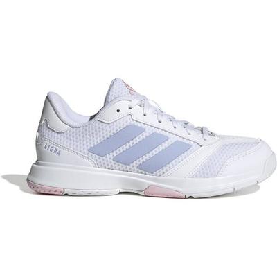 ADIDAS Damen Handballschuhe Ligra 8 Indoor, Größe 40 ⅔ in FTWWHT/VIOTON/CLPINK