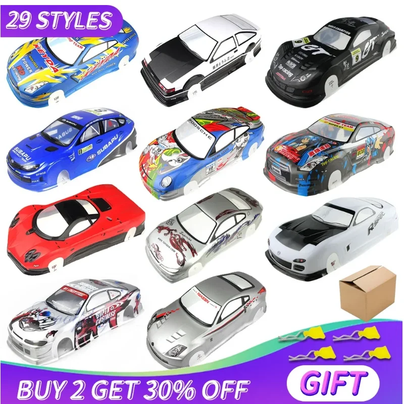 1/10 RC Auto Karosserie 190/195/200mm Breite PVC RC Shell 257/260mm Radstand Für RC Hobby Drift Touring hsp yokomo MST TAMIYA