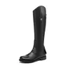 2025, Reitstiefel, Leder, Reitsportzubehör, lange Stiefel, Reitausrüstung, rutschfeste Ultra-Schuhe, widerstandsfähiger Reitschuh