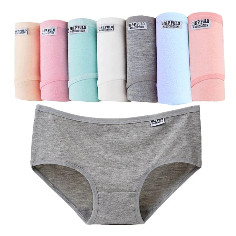 1Pcs Candy Farbe Baumwolle Höschen für Frauen Nahtlose Atmungsaktive Nette Rosa Mittlere Taille Solide Pantys Damen Unterwäsche Sexy Wäsche Image